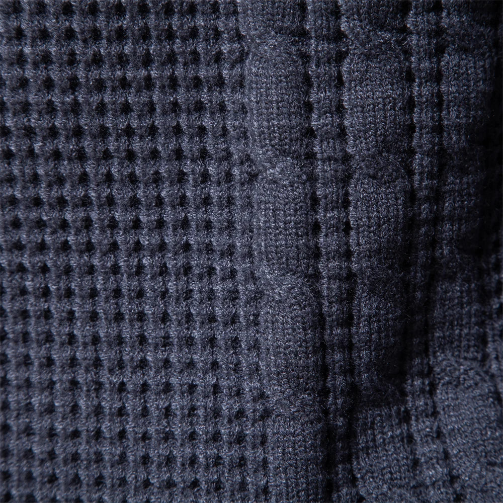 2023 New Warm Men's Pullovers Sweater for Fall and Winter with Solid Color and Soft Material Casual Classic Sweater Men