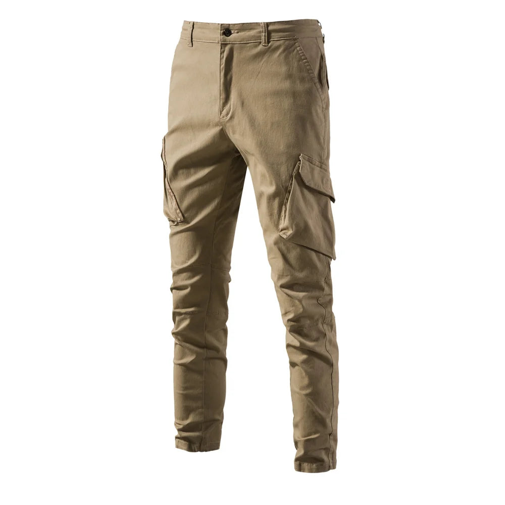 AIOPESON Men's Cargo Pants Multiple Pockets Tacitcal Trousers for Men High Quality Casual Joggers Trousers Men New Spring