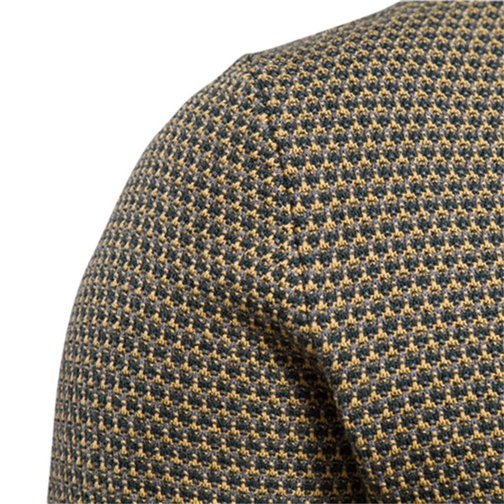 AIOPESON Cotton Spliced Pullovers Sweater Men Casual Warm O-neck Quality Mens Knitted Sweater Winter Fashion Sweaters for Men